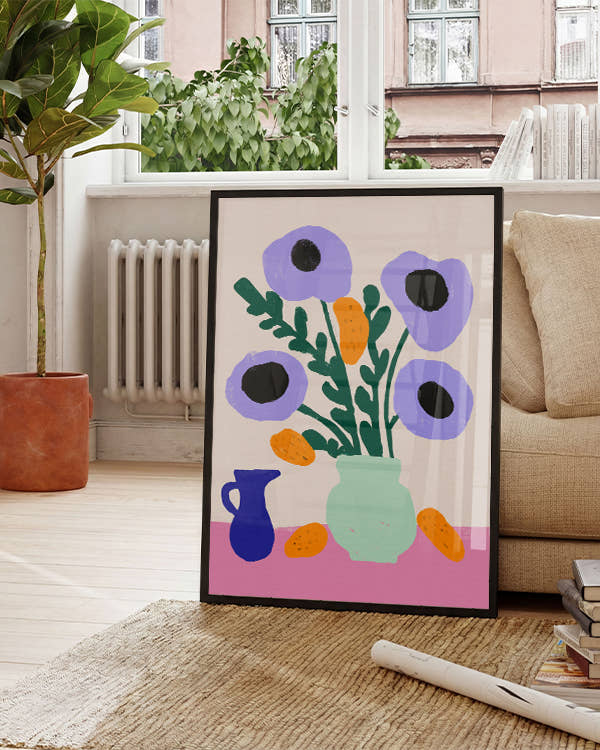 Lavender Bloom &amp; Citrus | Stillleben-Poster