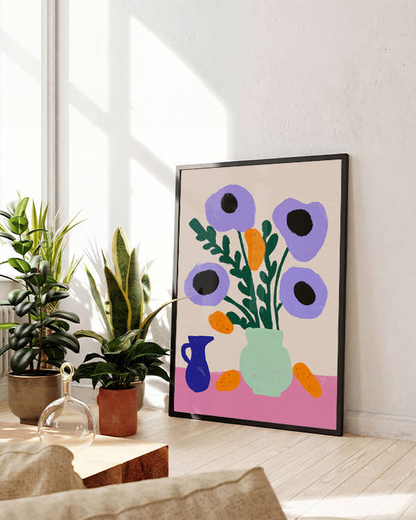 Lavender Bloom &amp; Citrus | Stillleben-Poster