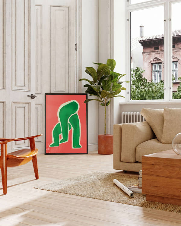 Limber Logic | Moderne Abstraktfigur Poster
