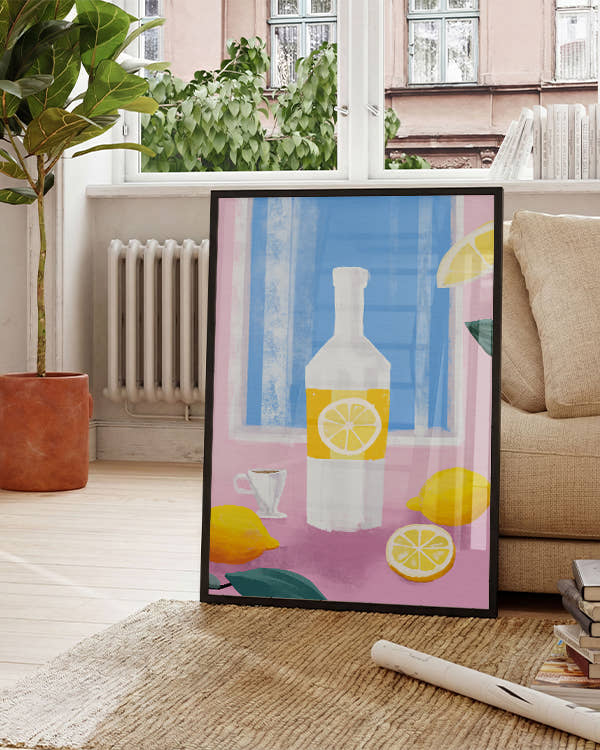 Limoncello | Stillleben-Poster