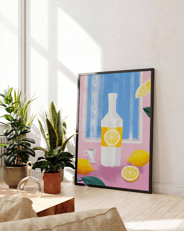 Limoncello | Stillleben-Poster