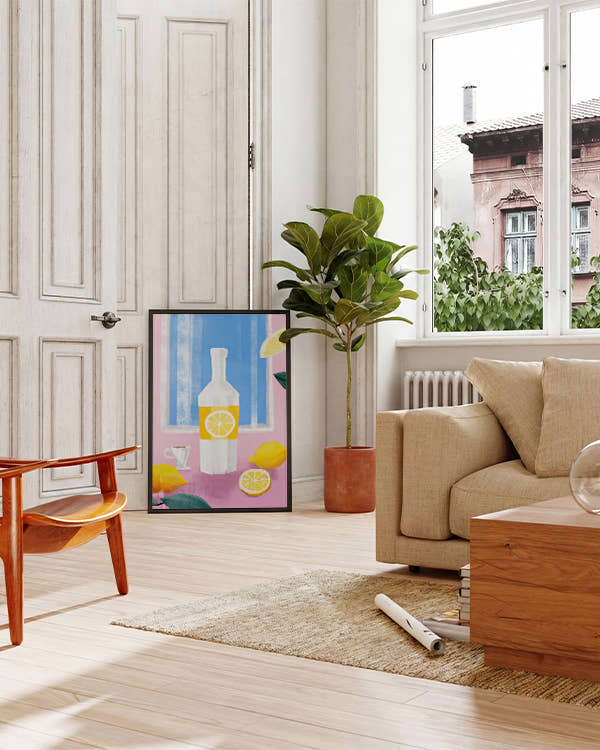 Limoncello | Stillleben-Poster