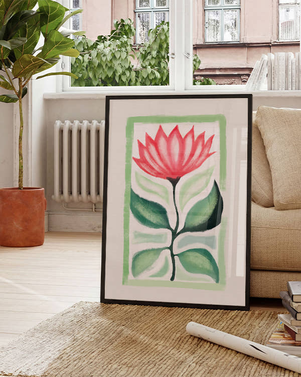 Lotus in Balance | Kunstposter