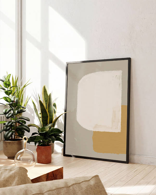 Lysning | Skandi Minimal Abstrakt Poster