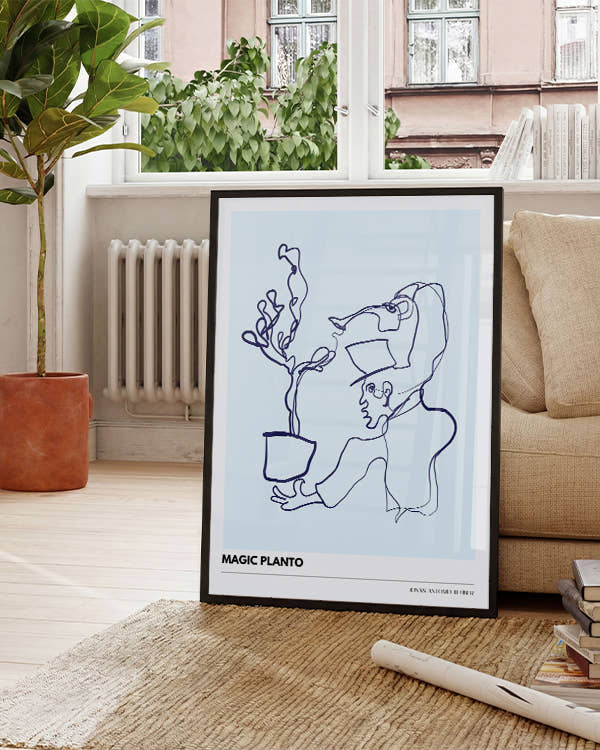 LB - Magic Planto | Line Art Poster