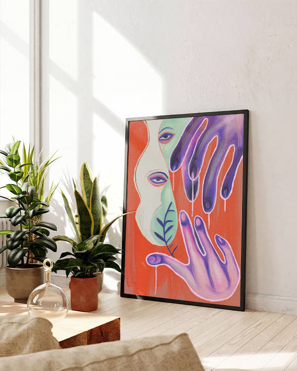 Melting Touch | Surreale Illustration Poster