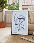 LB - Mucho Gusto | Line Art Poster