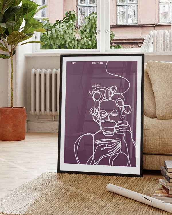 My Moment | Line Art Poster