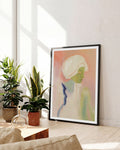 No More Questions | Modernes Portrait-Poster