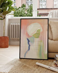 No More Questions | Modernes Portrait-Poster