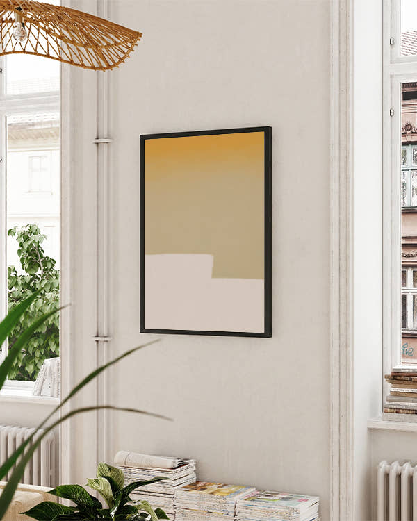 Oben Beige unten Kante, dann weiß