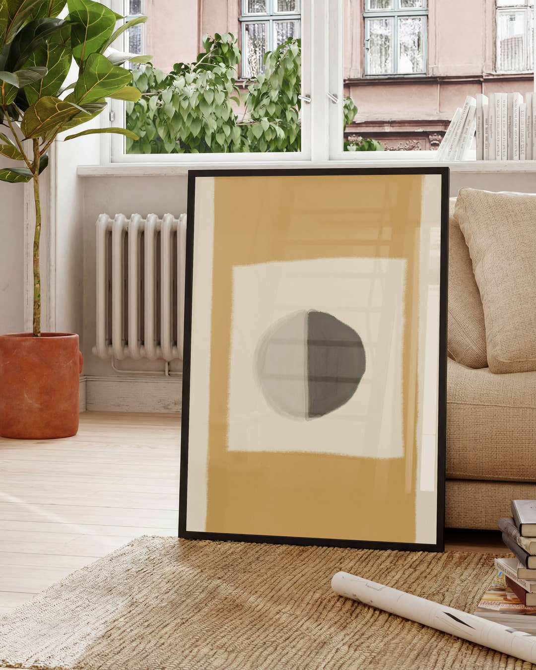 Balansarad | Skandi Minimal Abstrakt Poster