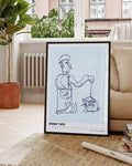 LB - Doesn’t Bite | Line Art Poster