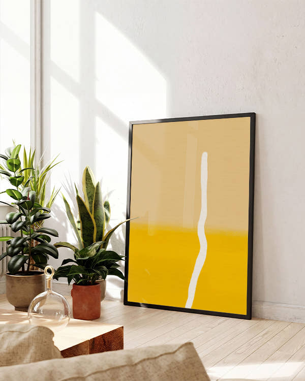 Linje | Skandi Minimal Abstrakt Poster