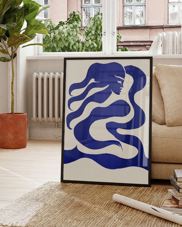 Mermaid | Abstrakte Illustration Poster