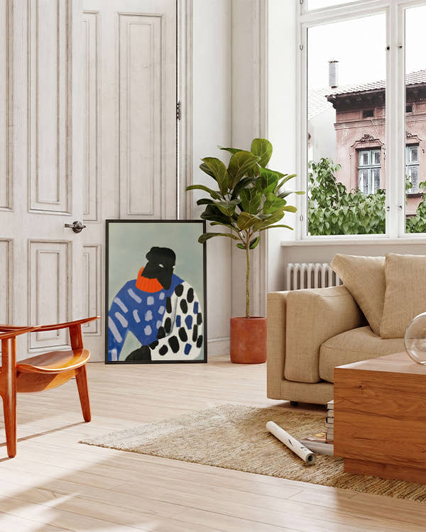 No Pet | Modern Figurative Poster
