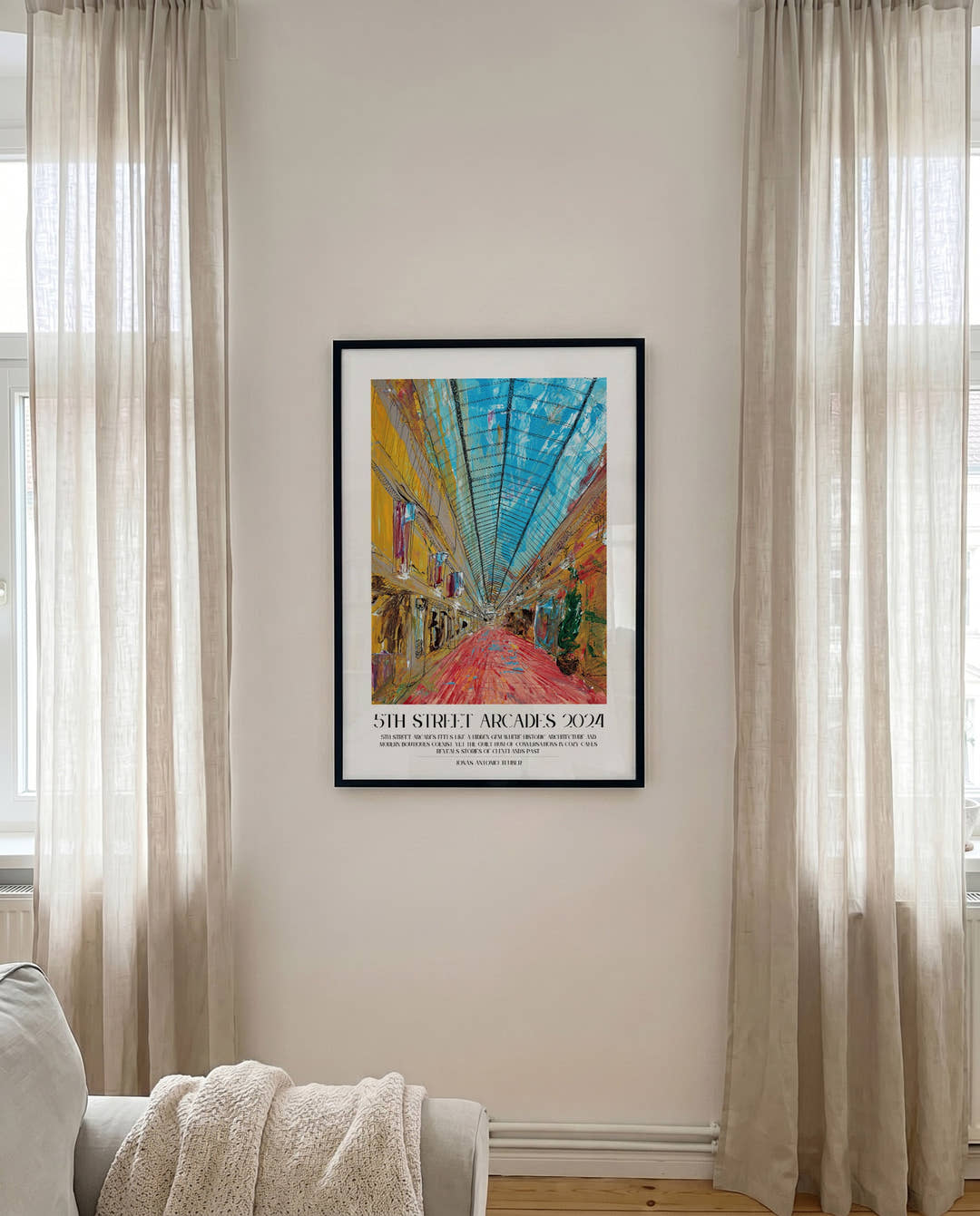 5th Street Arcades | City Art Poster