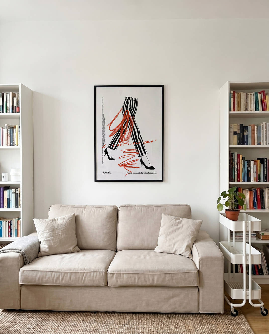 A Walk | Modernes Fashion-Poster