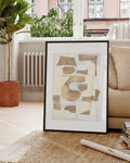 Abstraktes Collage Poster – Abstract Collage Forms