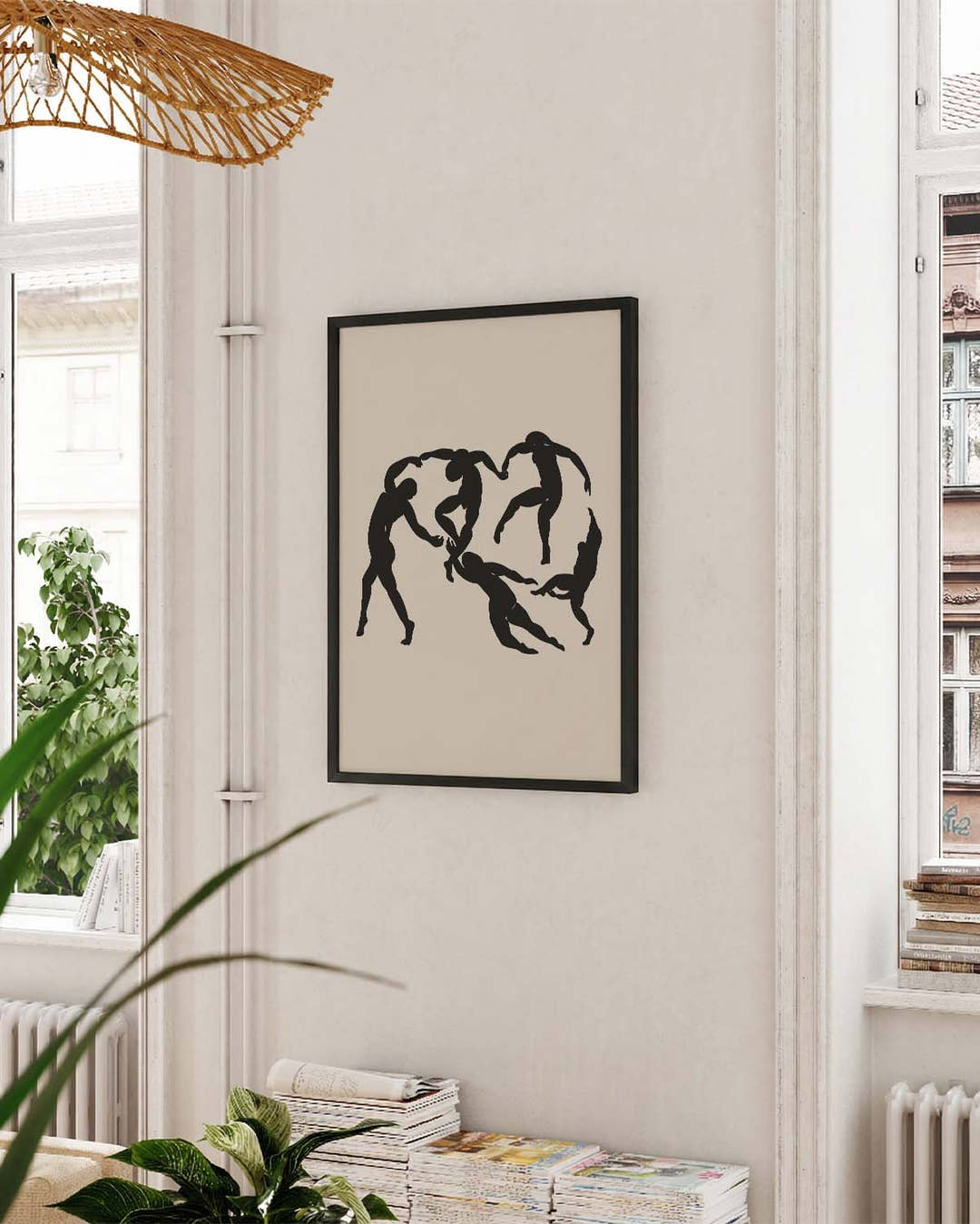 Abstraktes Figuren Poster modern – Abstract Figure Dynamics