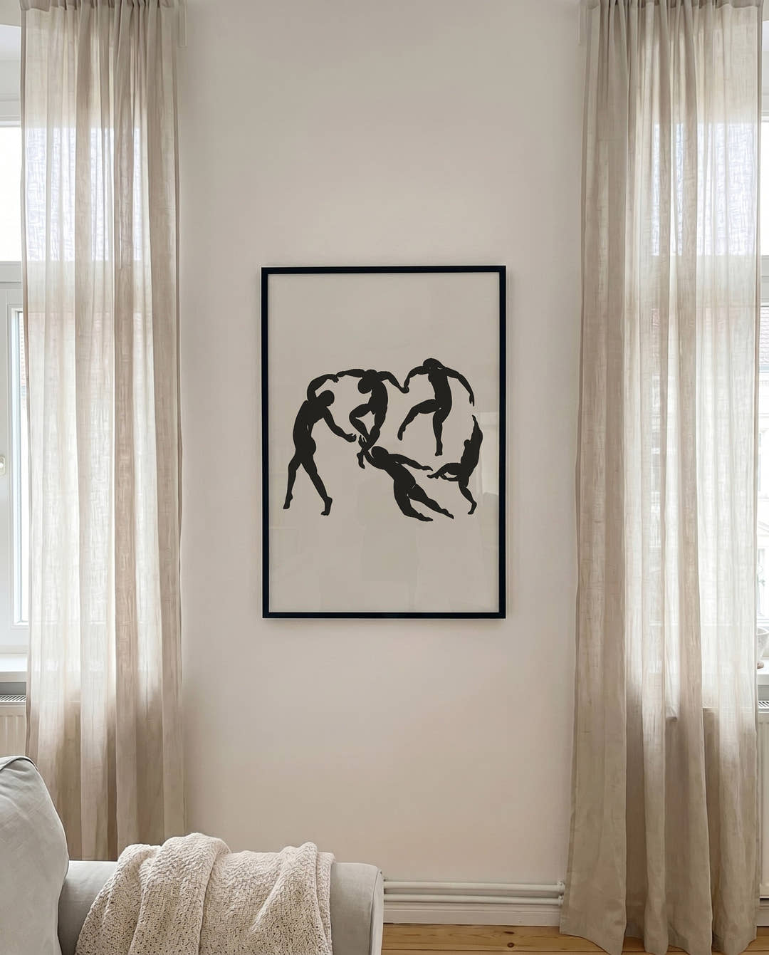 Abstraktes Figuren Poster modern – Abstract Figure Dynamics