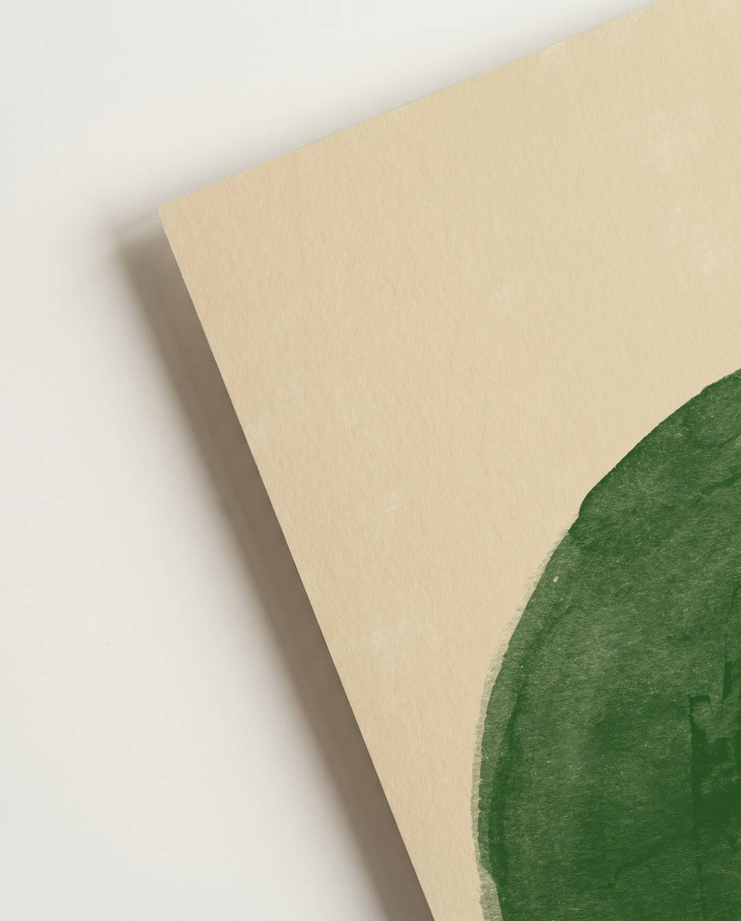 Abstraktes grünes Mid Century Poster – Abstract Green