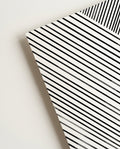 Minimalistisches Linienstruktur Poster – Abstract Grey Line Texture