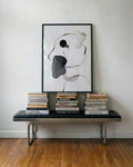 Abstraktes Ink Portrait Poster – Abstract Ink Portrait