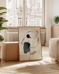 Abstraktes Ink Portrait Poster – Abstract Ink Portrait