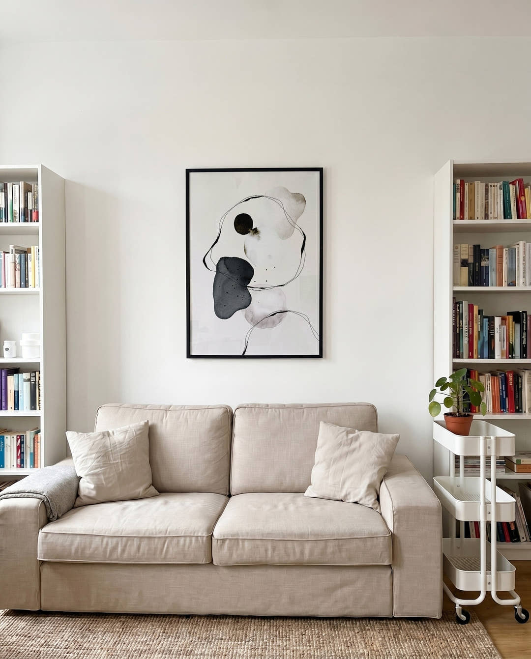 Abstraktes Ink Portrait Poster – Abstract Ink Portrait