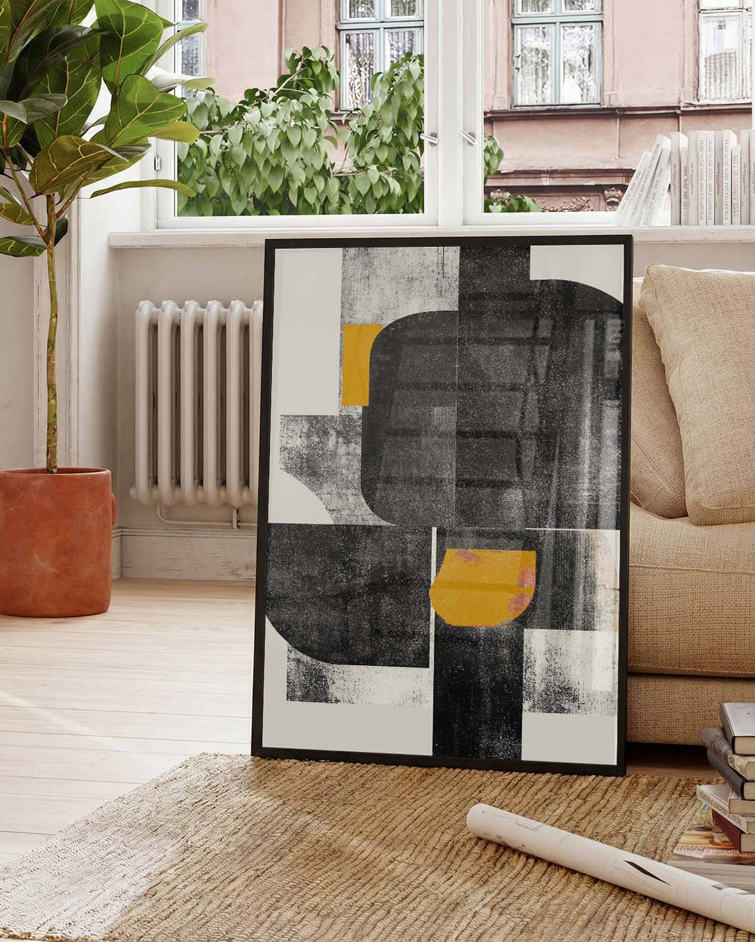 Abstraktes Modernes Block Poster – Abstract Modern Blocks