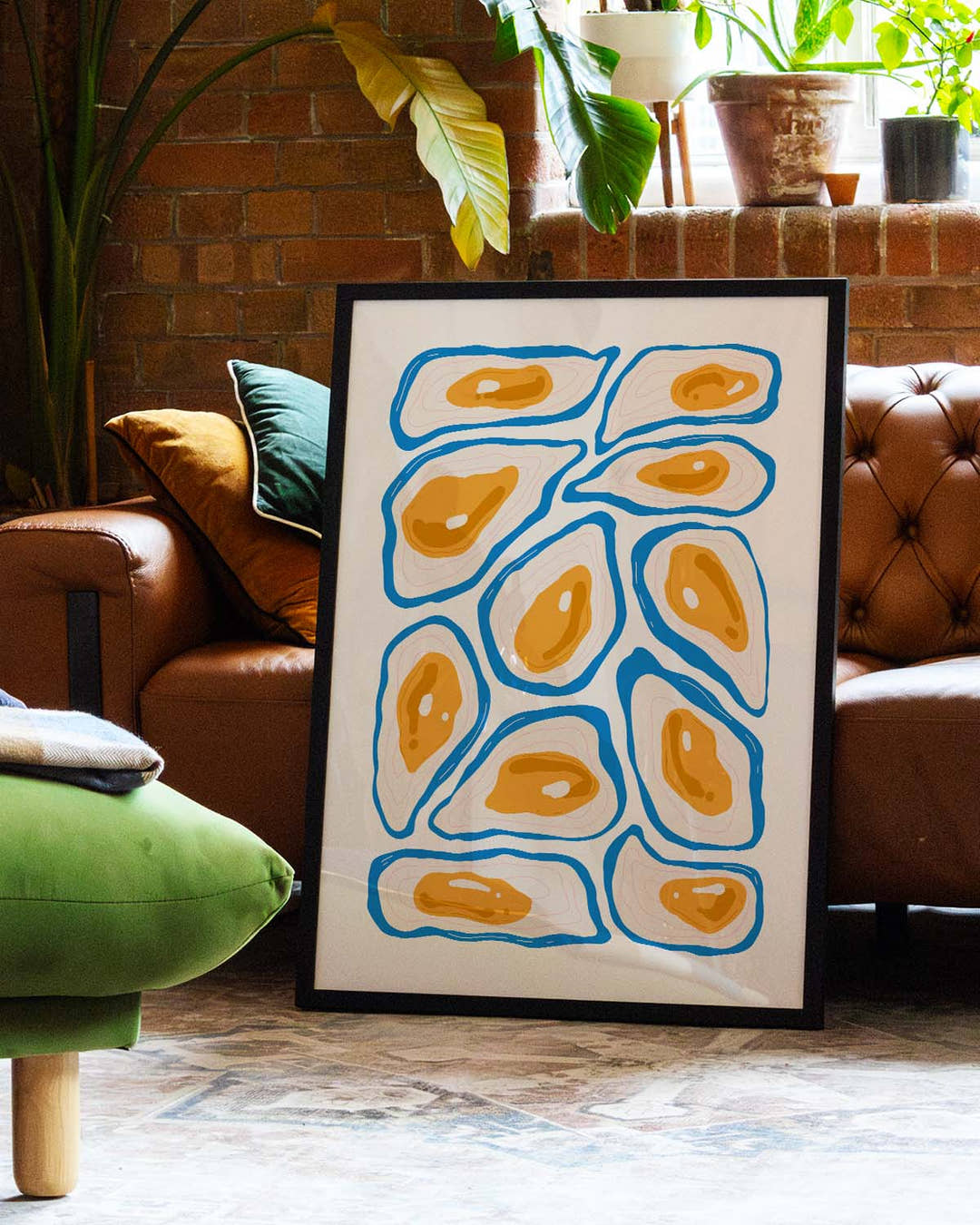 Abstraktes Poster mit organischem Muster – Abstract Organic Pattern