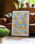 Abstraktes Poster mit organischem Muster – Abstract Organic Pattern