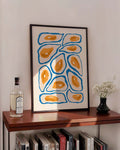 Abstraktes Poster mit organischem Muster – Abstract Organic Pattern