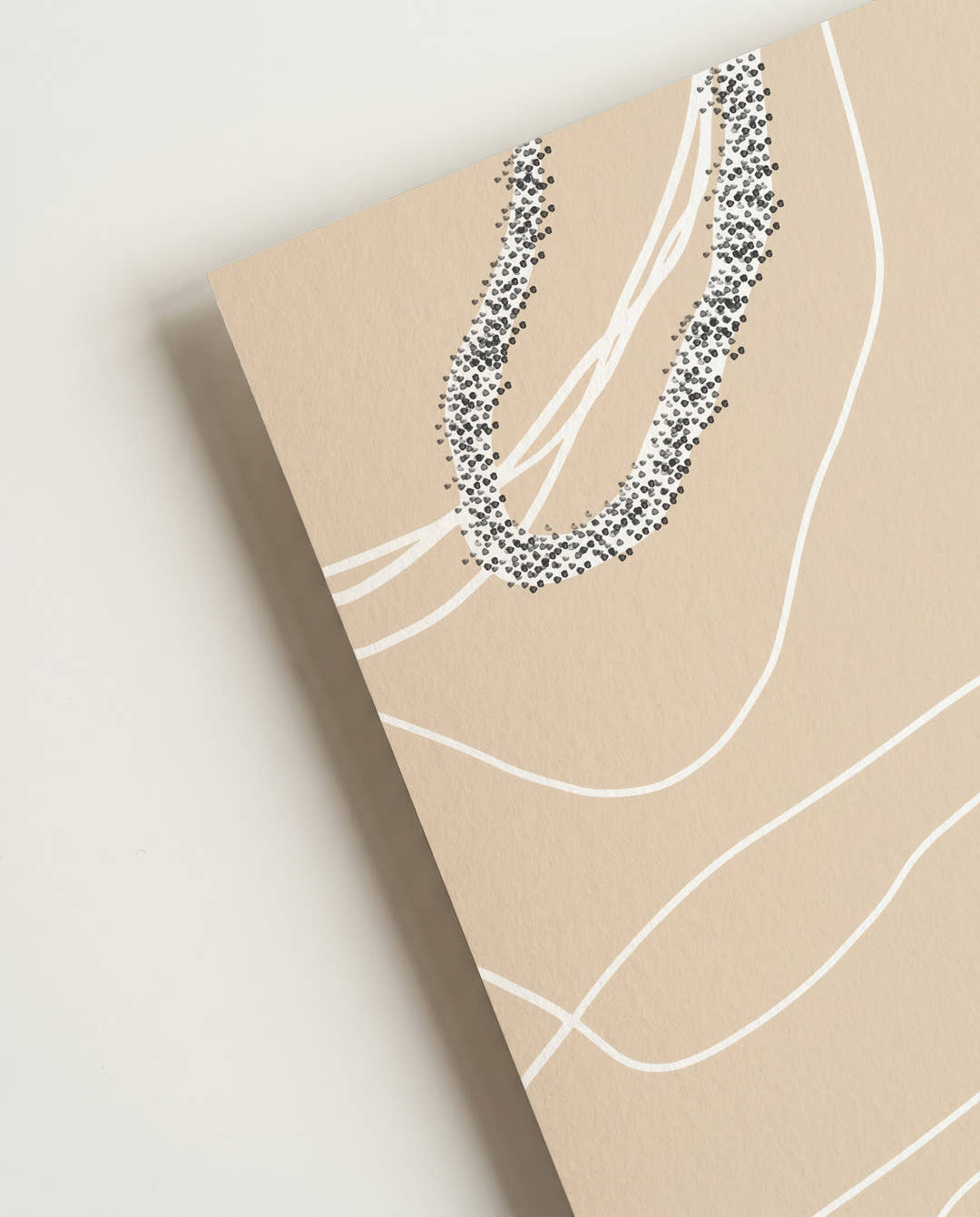 Abstraktes Linien Poster modern – Abstract Terrain Lines