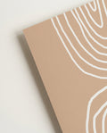 Topografisches Poster modern – Abstract Topographic Lines