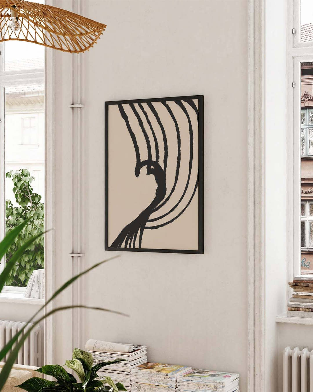 Abstrakte Wellen Poster – Abstrakte Wellenform