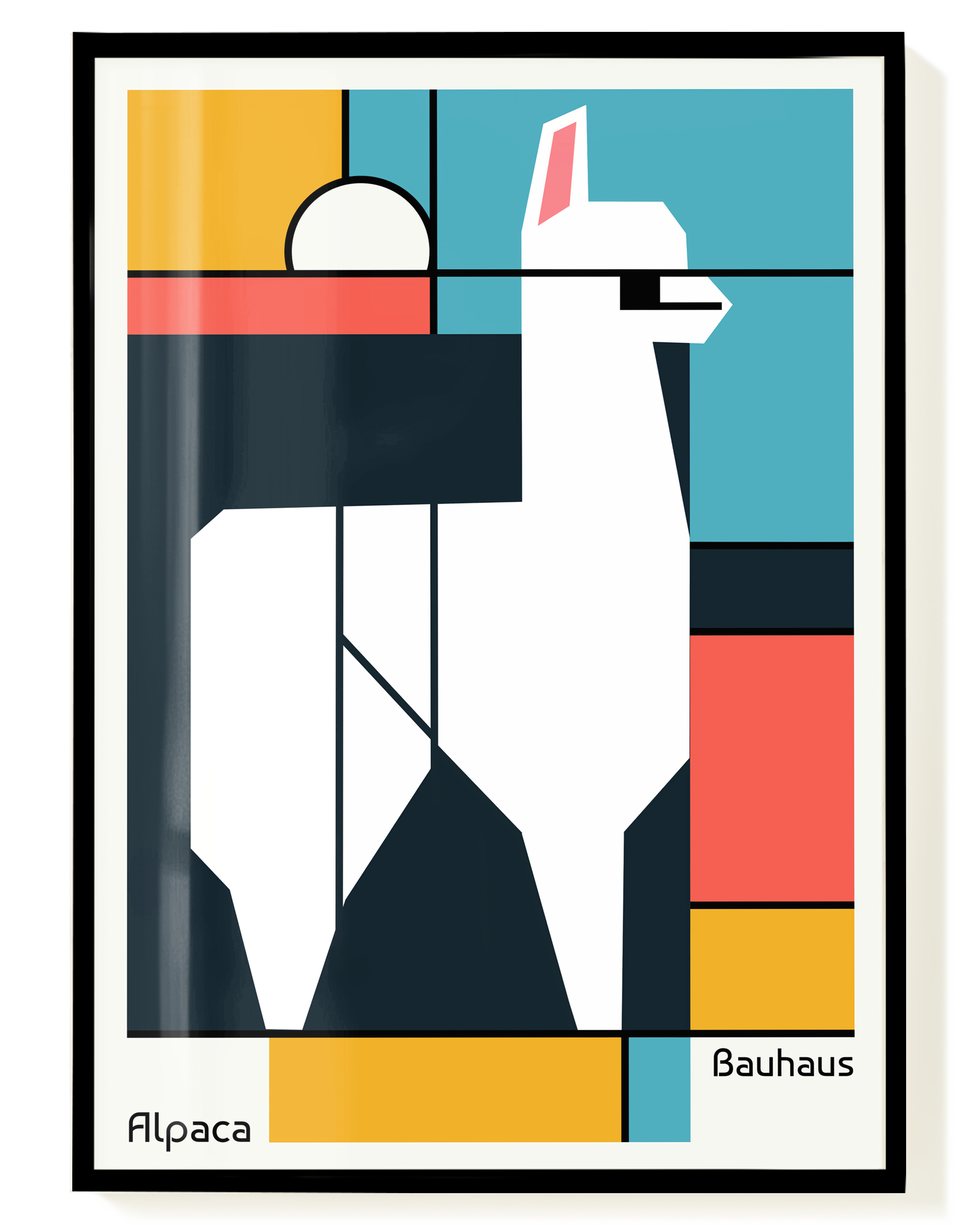 Alpaka | Bauhaus Poster – Wallera®