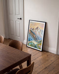 Alpenblick | Pastell Berg Poster