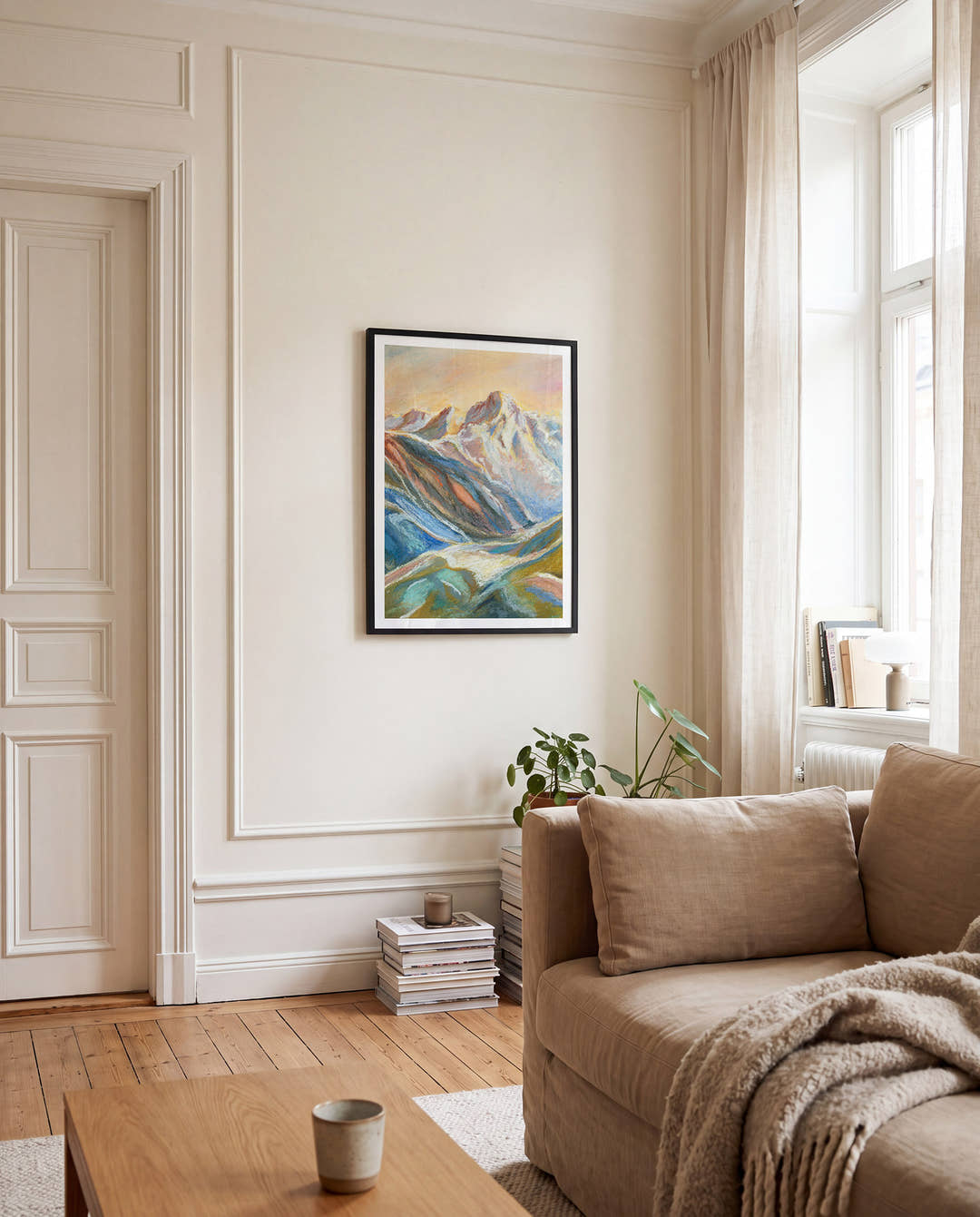 Alpenblick | Pastell Berg Poster