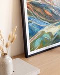 Alpenblick | Pastell Berg Poster