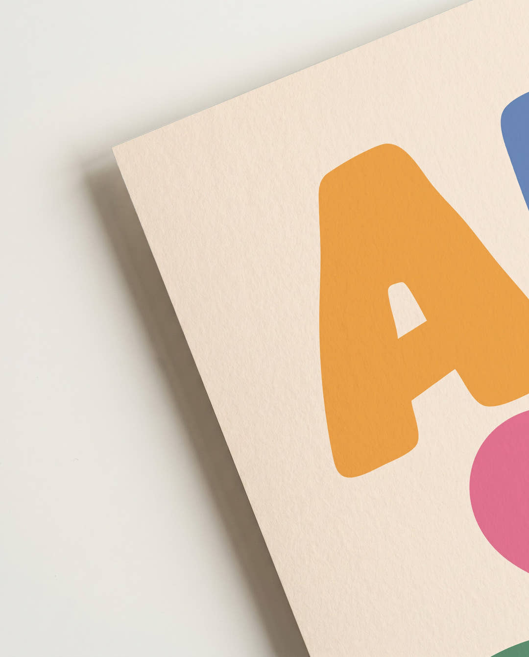 Modernes Typografie Poster Amore – Amore Typography