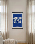 Amour | Modernes Typografie-Poster