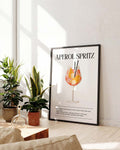 Vintage Aperol Spritz Cocktail Poster – Aperol Spritz