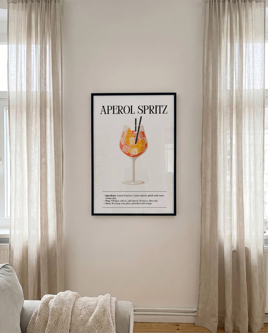 Vintage Aperol Spritz Cocktail Poster – Aperol Spritz