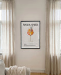 Vintage Aperol Spritz Cocktail Poster – Aperol Spritz