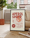 Minimalistisches Aperol Spritz Poster – Aperol Spritz