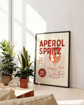 Minimalistisches Aperol Spritz Poster – Aperol Spritz
