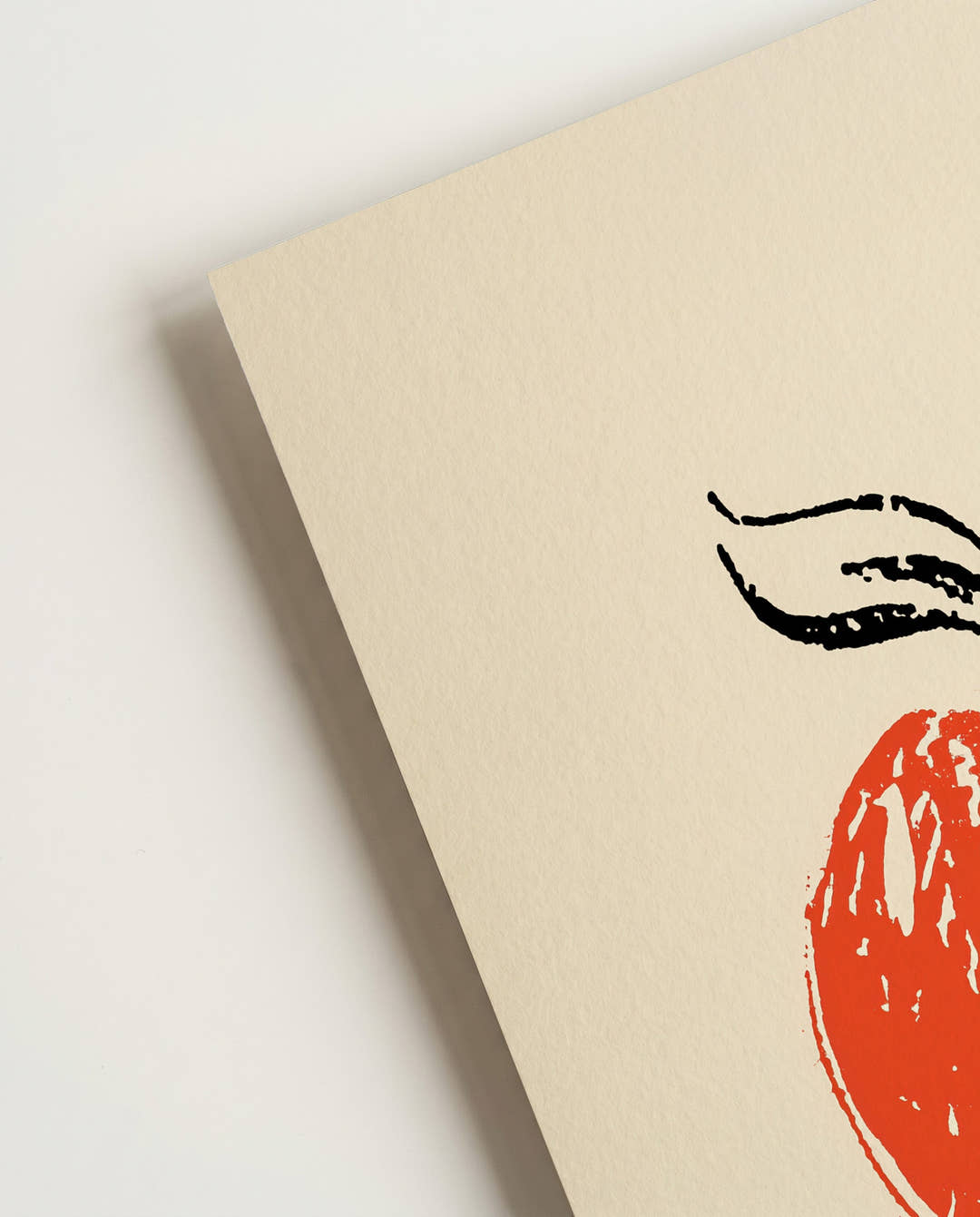 Minimalistisches Apfel Poster – Apple Of My Eye