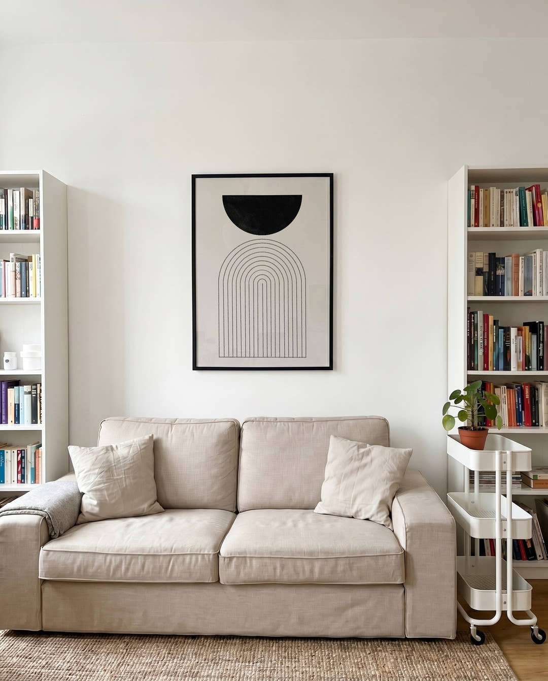 Minimalistisches Architektur Poster – Arch Shadow Minimal
